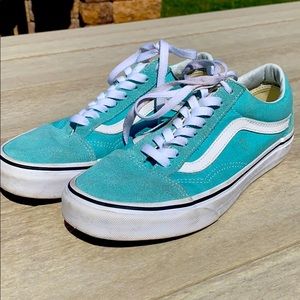 Sky blue old skool vans